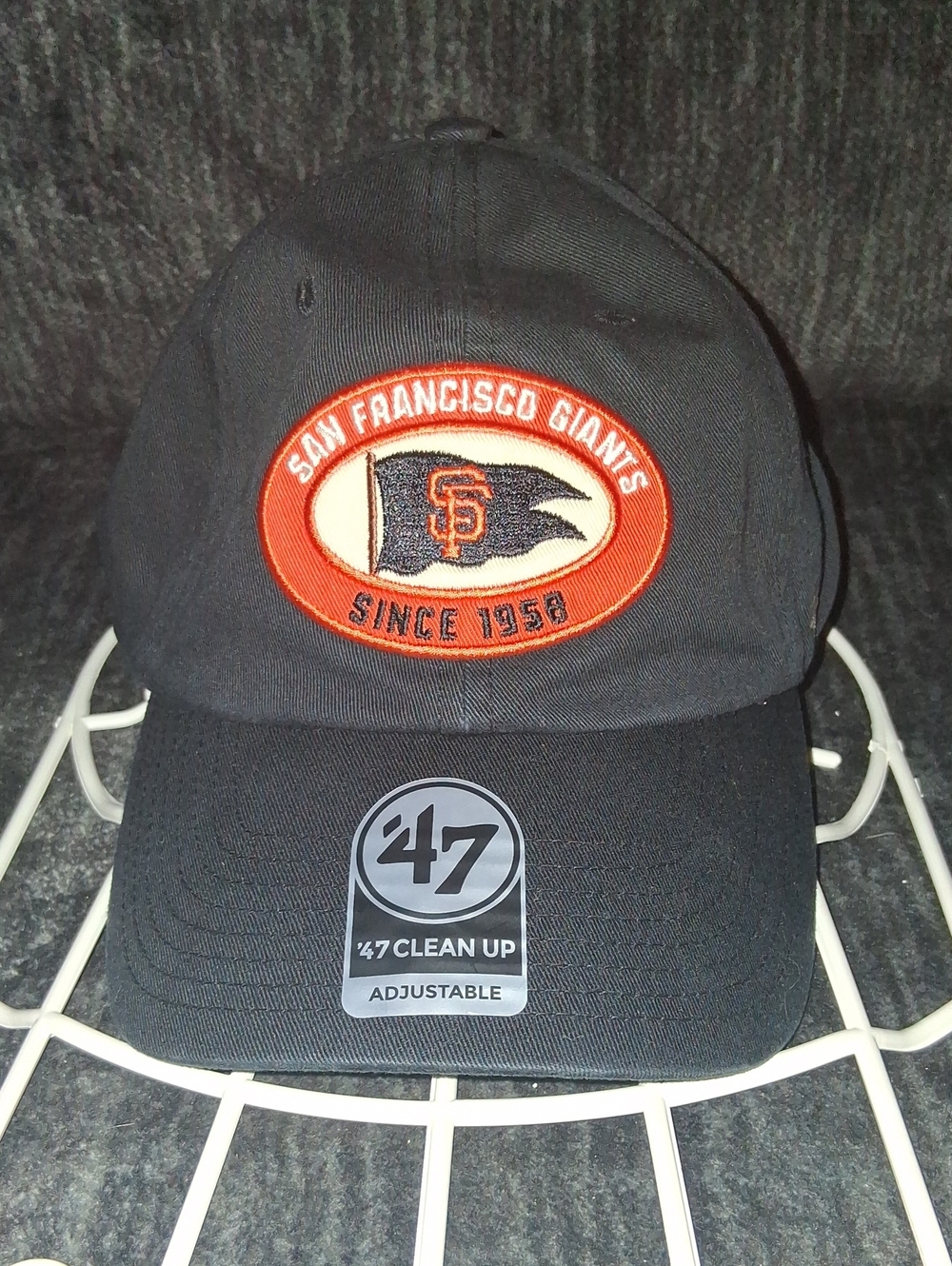 '47 San Francisco Giants Navy Cap with Orange Patch